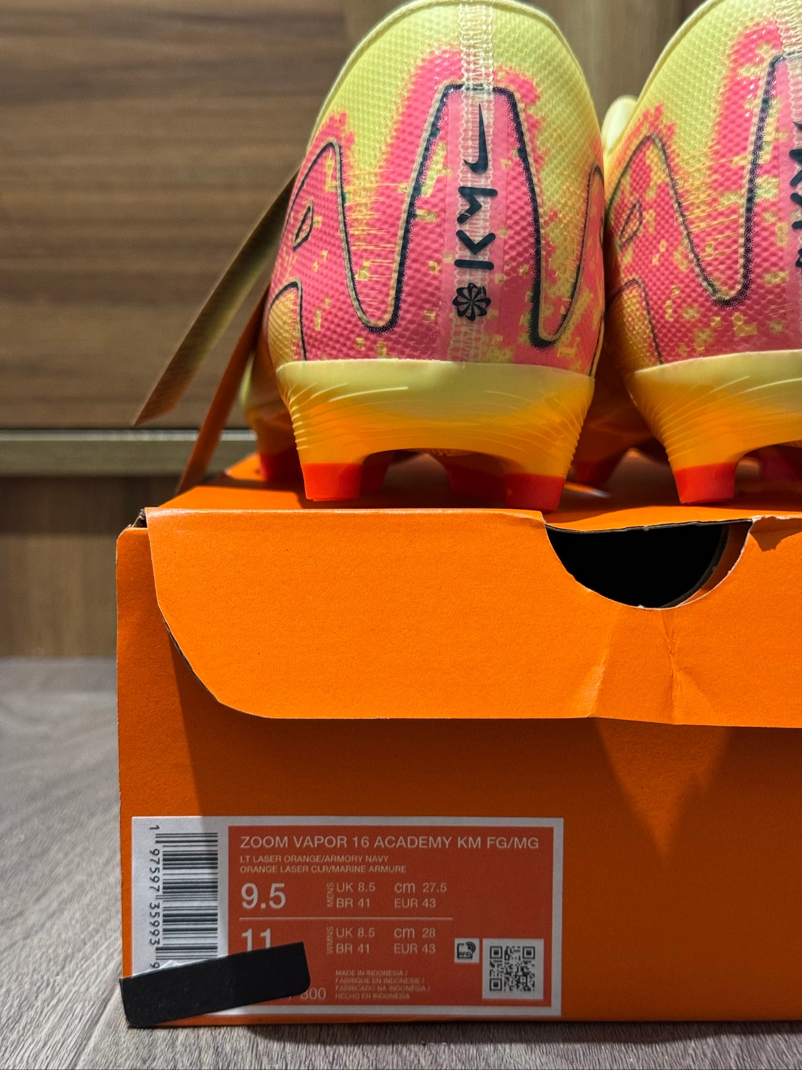 Nieuwe Nike Zoom Vapor 16 Kylian Mbappé FG/MG voetbalschoenen maat 43 – photo 5